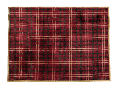 Plaid Bath Rug